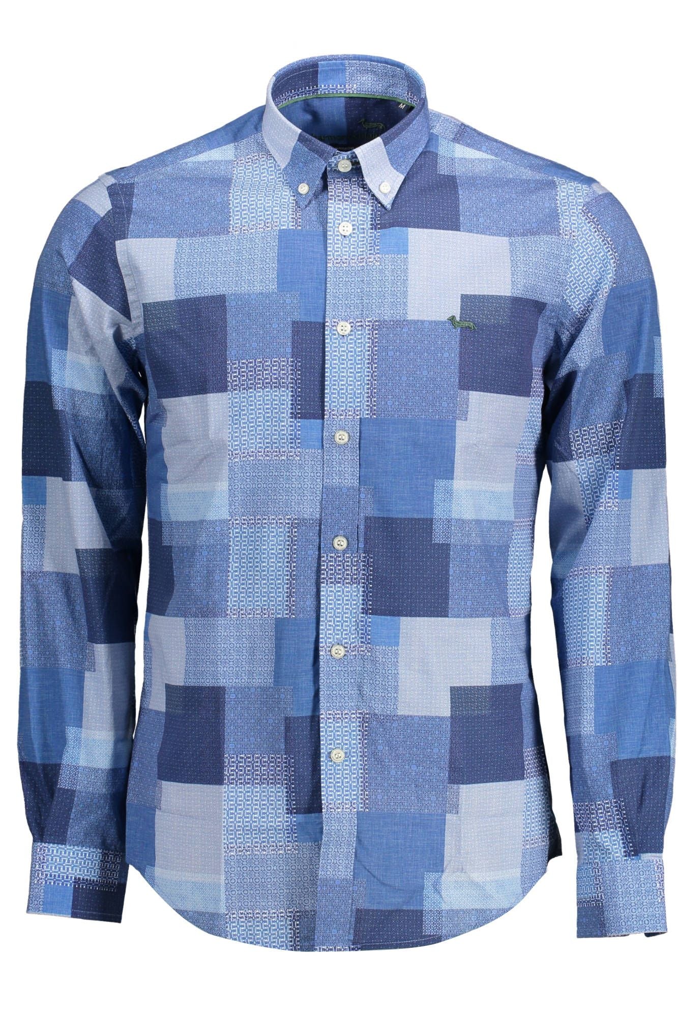 Harmont & Blaine Elegant Blue Cotton Button-Down Shirt