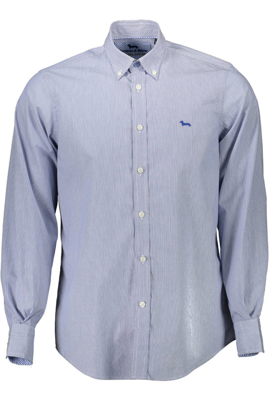 Harmont & Blaine Elegant Blue Organic Cotton Shirt