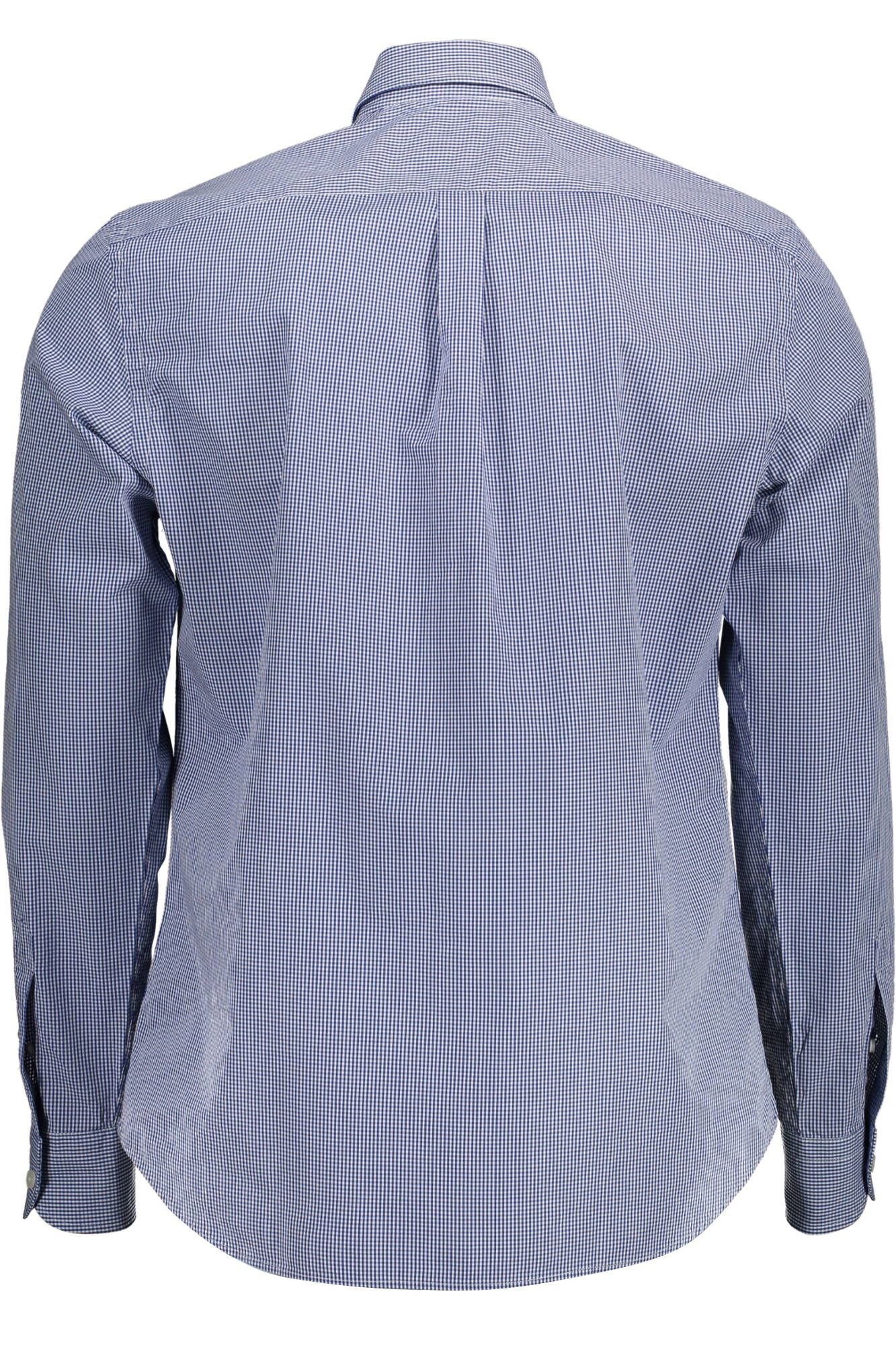 Harmont & Blaine Chic Blue Organic Cotton Men's Shirt