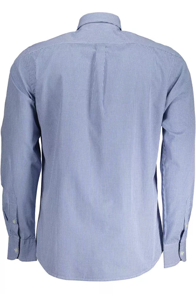 Harmont & Blaine Elegant Blue Organic Cotton Shirt