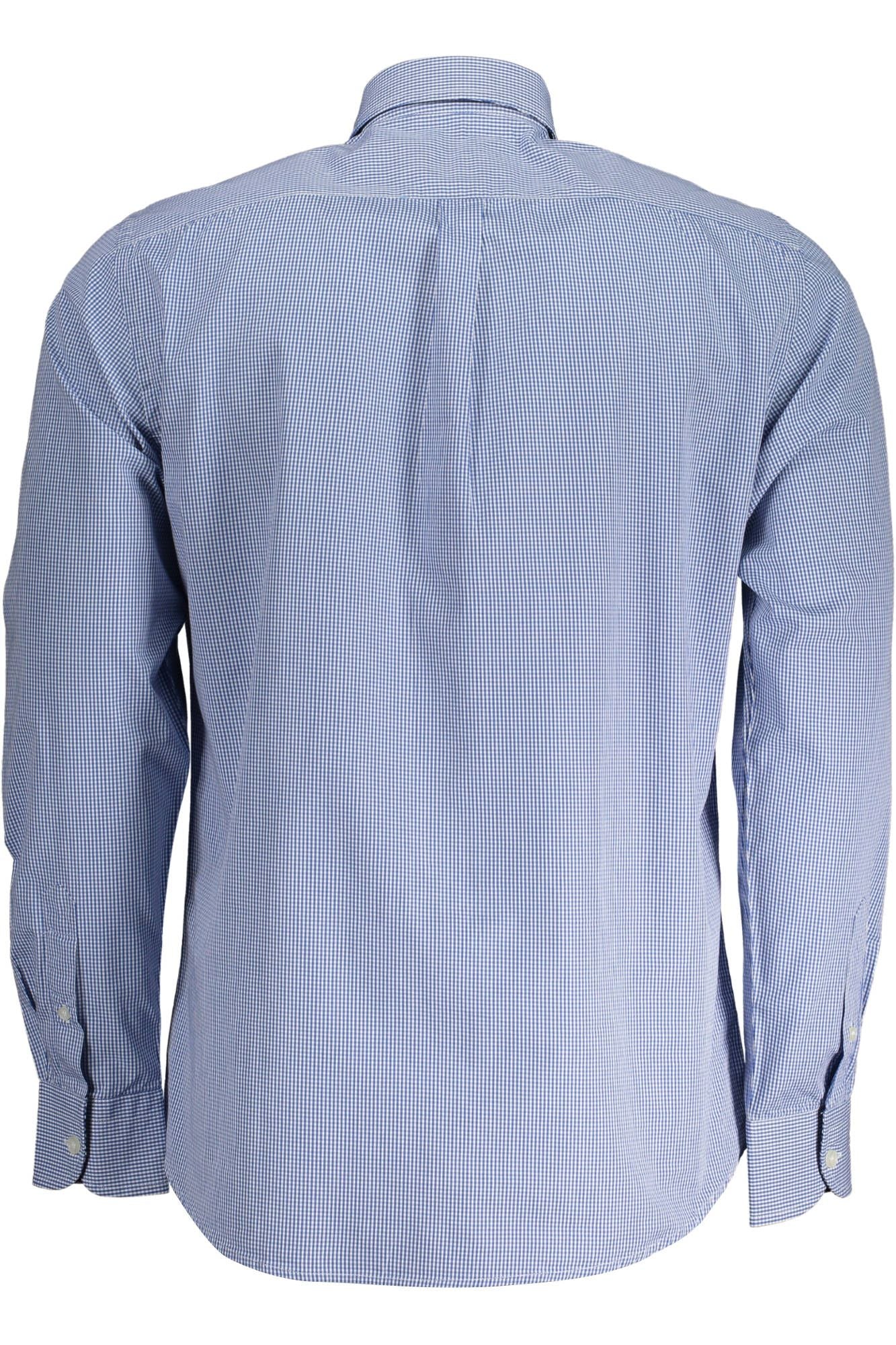 Harmont & Blaine Elegant Blue Organic Cotton Shirt for Men