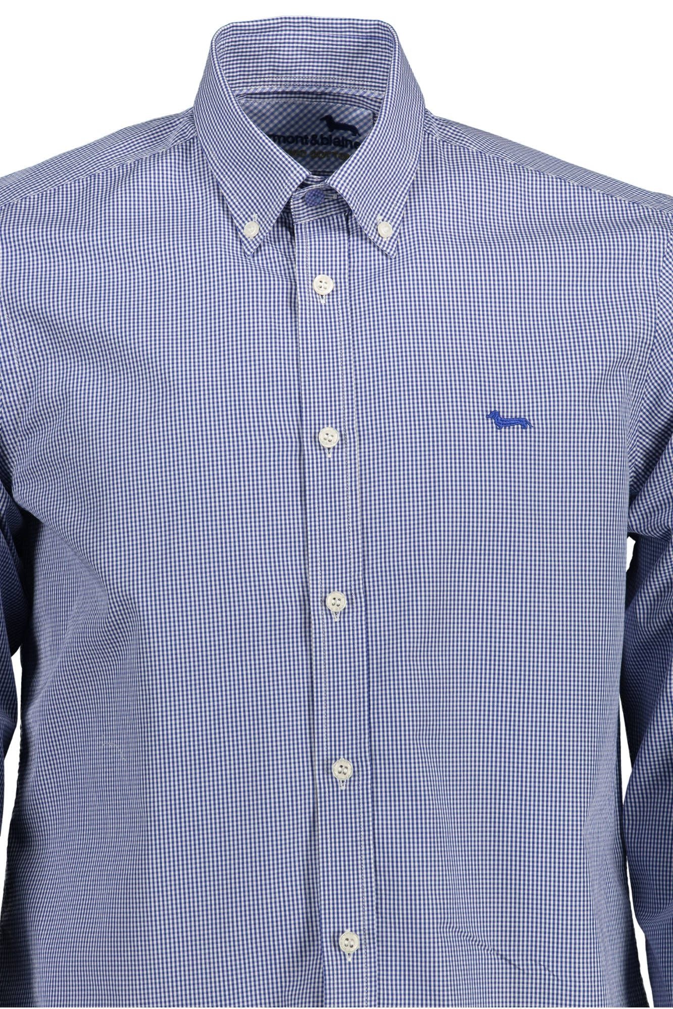 Harmont & Blaine Chic Blue Organic Cotton Men's Shirt