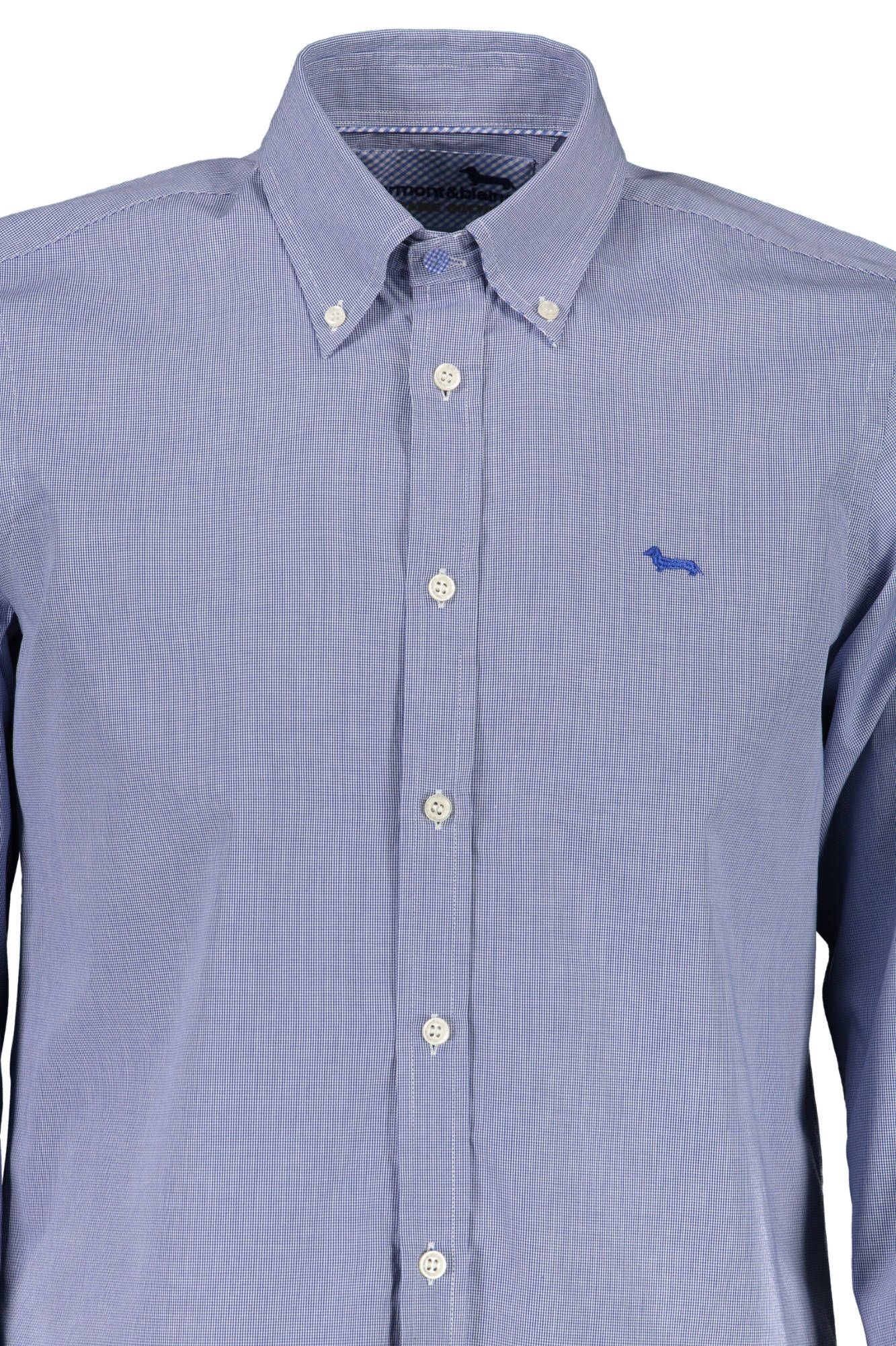 Harmont & Blaine Elegant Blue Organic Cotton Shirt