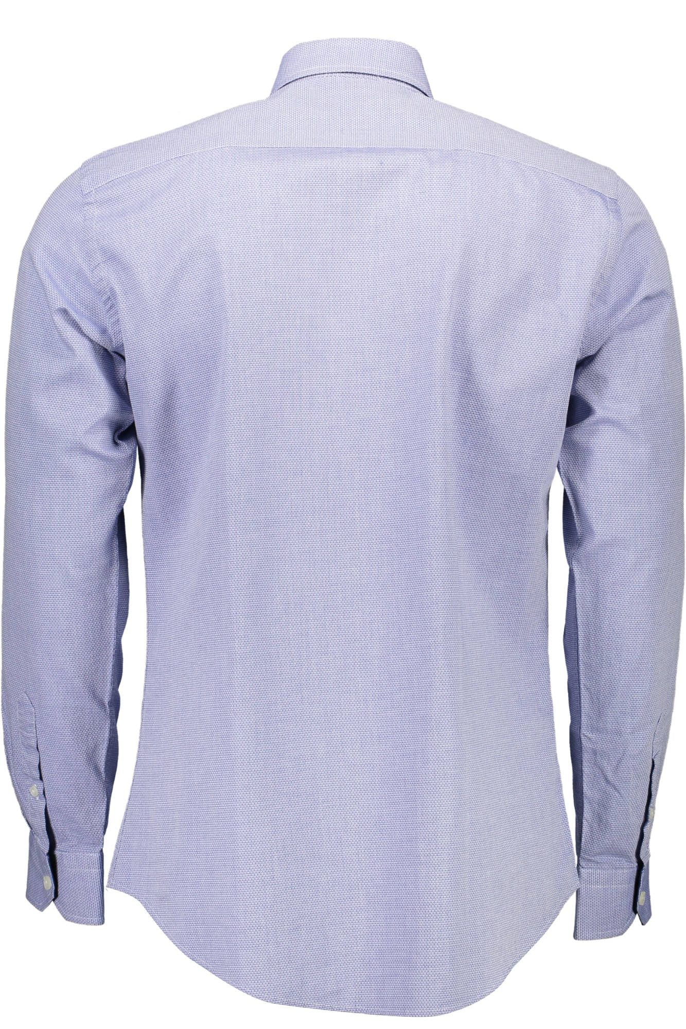 Harmont & Blaine Elegant Blue Narrow Fit Long Sleeve Shirt