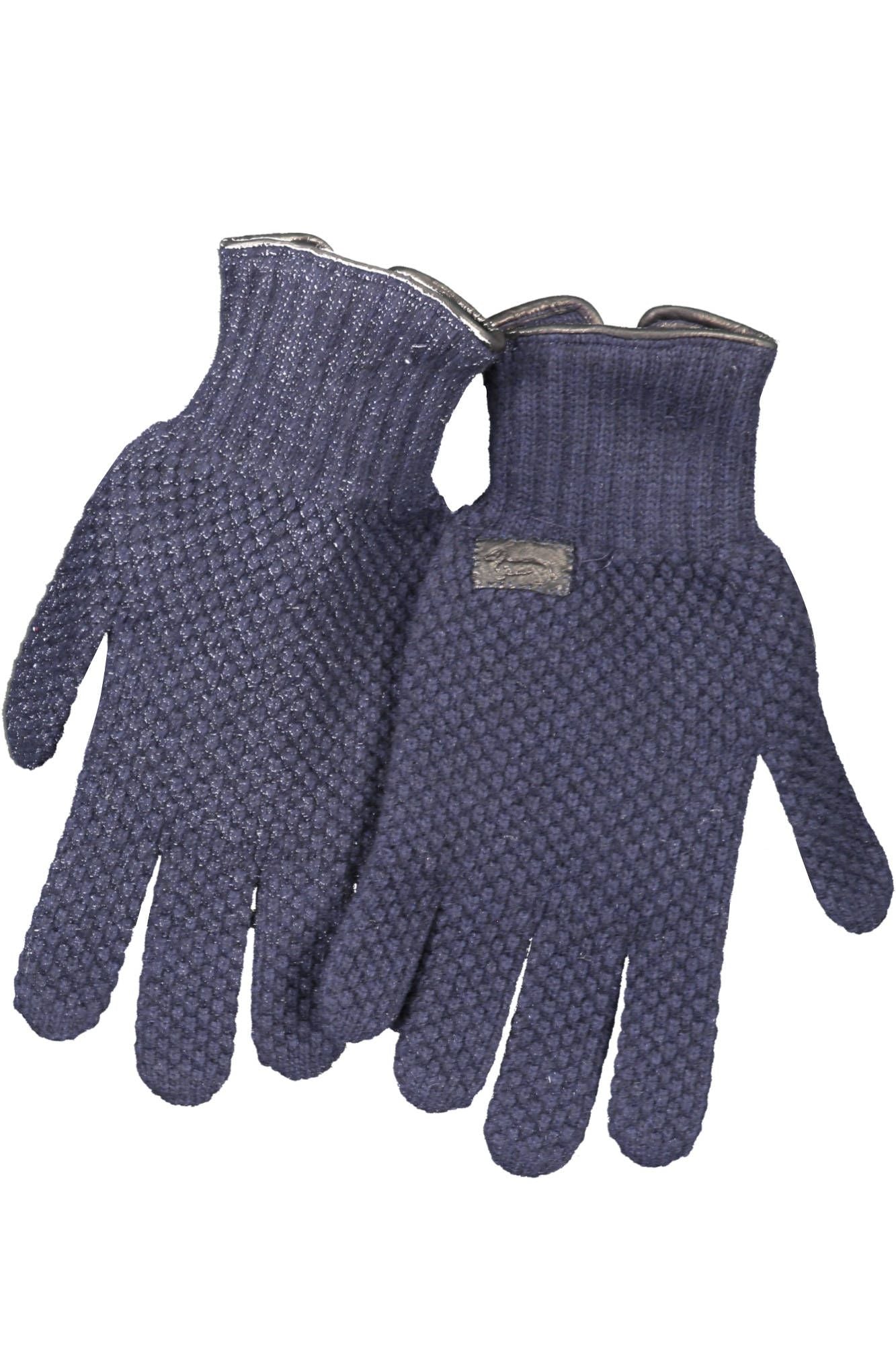 Harmont & Blaine Elegant Blue Woolen Gloves