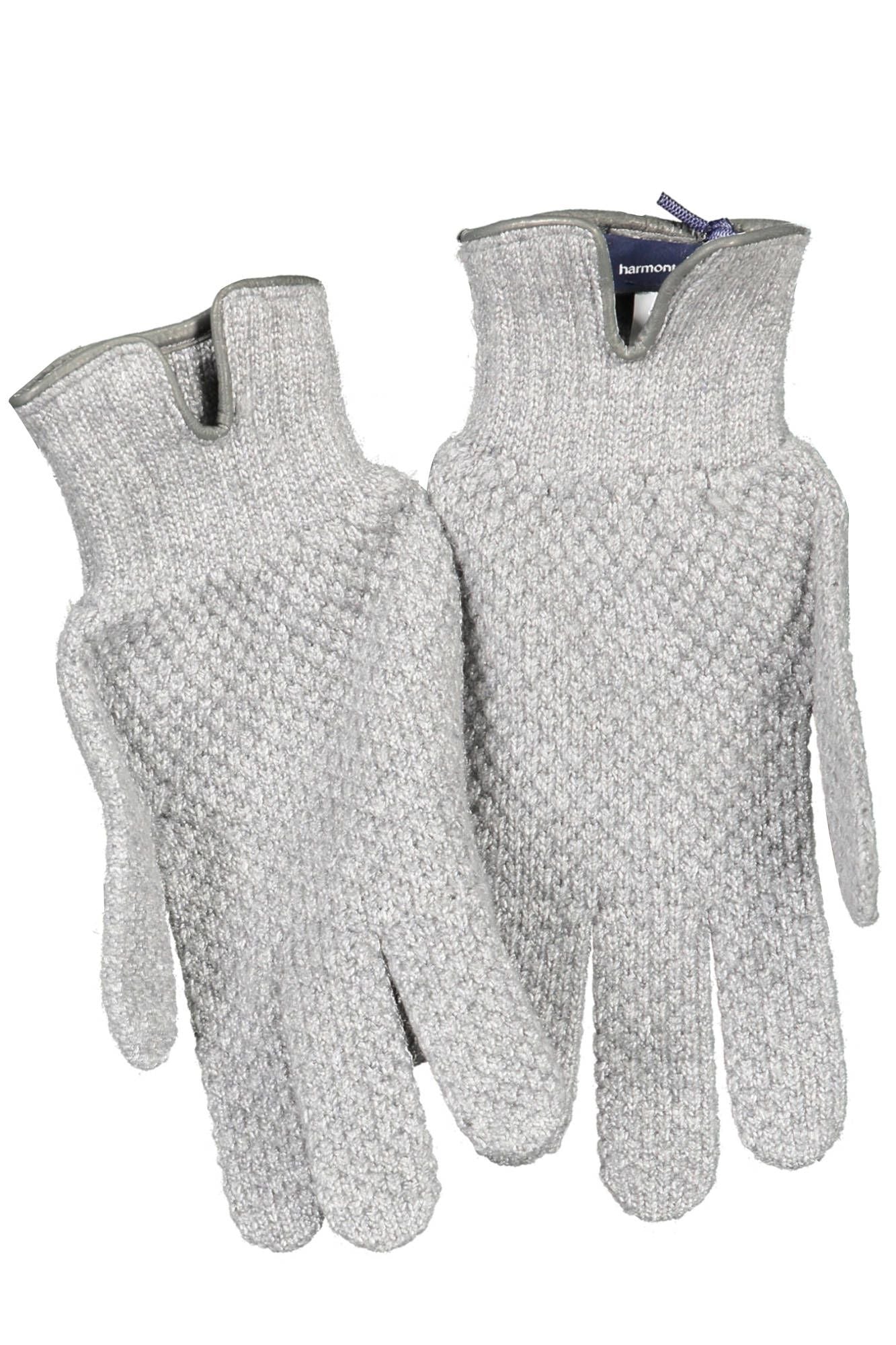 Harmont & Blaine Elegant Grey Wool Gloves for Men