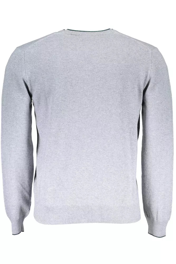 Harmont & Blaine Elegant V-Neck Wool-Blend Sweater