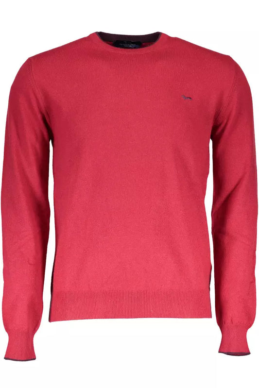 Harmont & Blaine Elegant Red Wool-Cashmere Blend Sweater