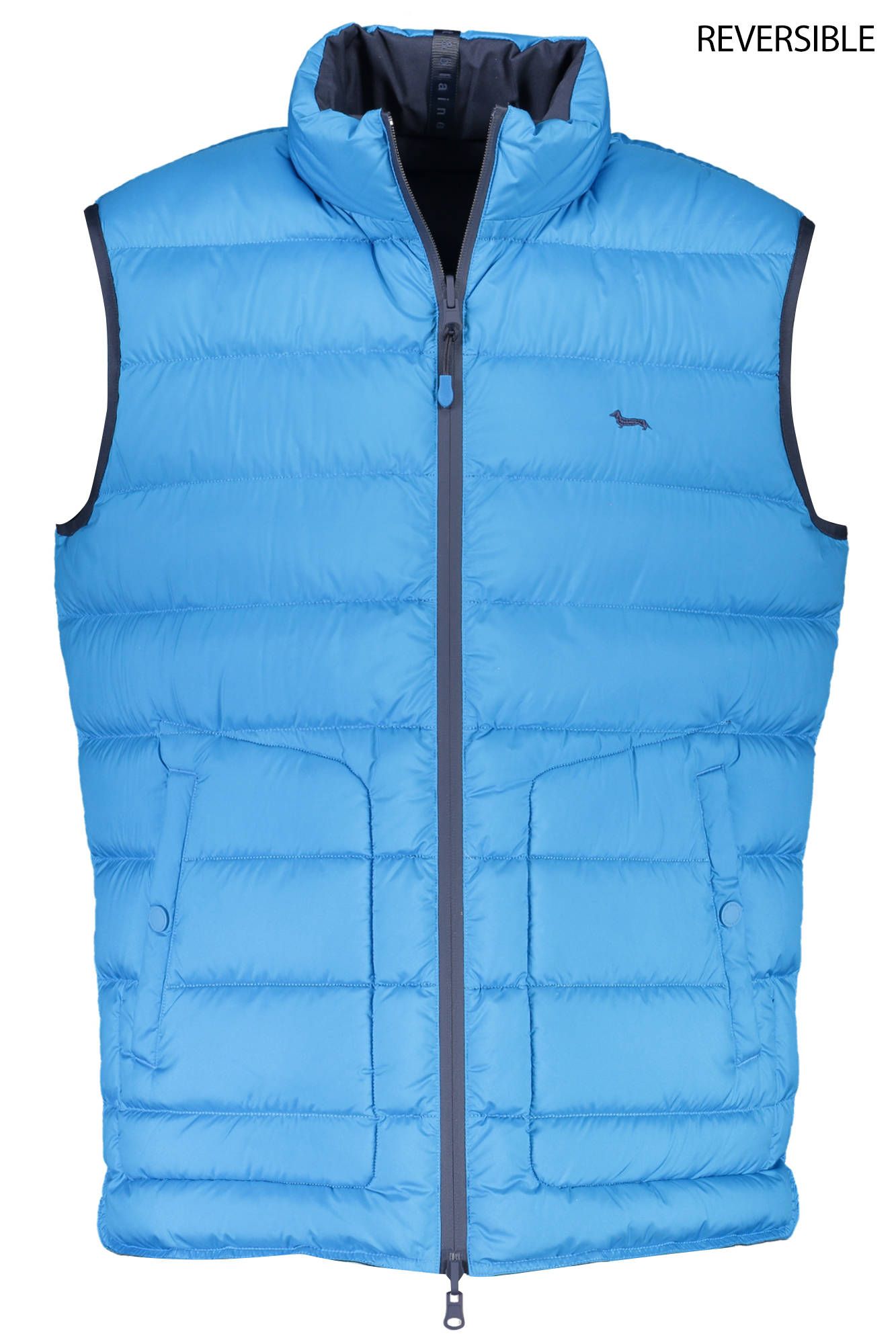 Harmont & Blaine Elegant Reversible Sleeveless Down Jacket