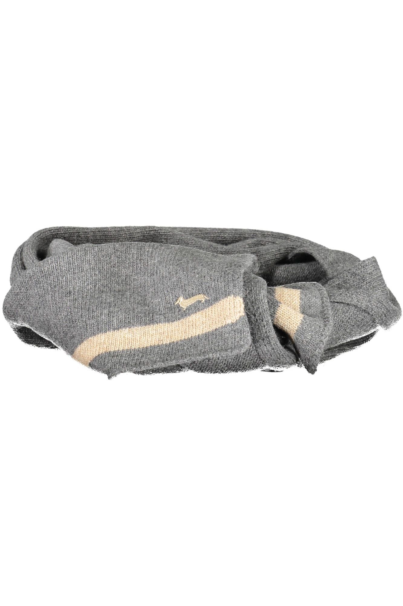 Harmont & Blaine Elegant Gray Wool-Cashmere Blend Scarf