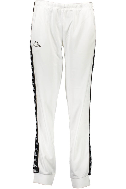 Kappa Chic White Contrasting Joggers