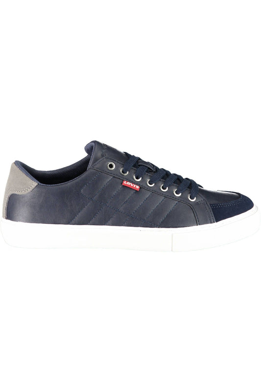 Levi's Sleek Blue Sports Sneakers with Logo Detail