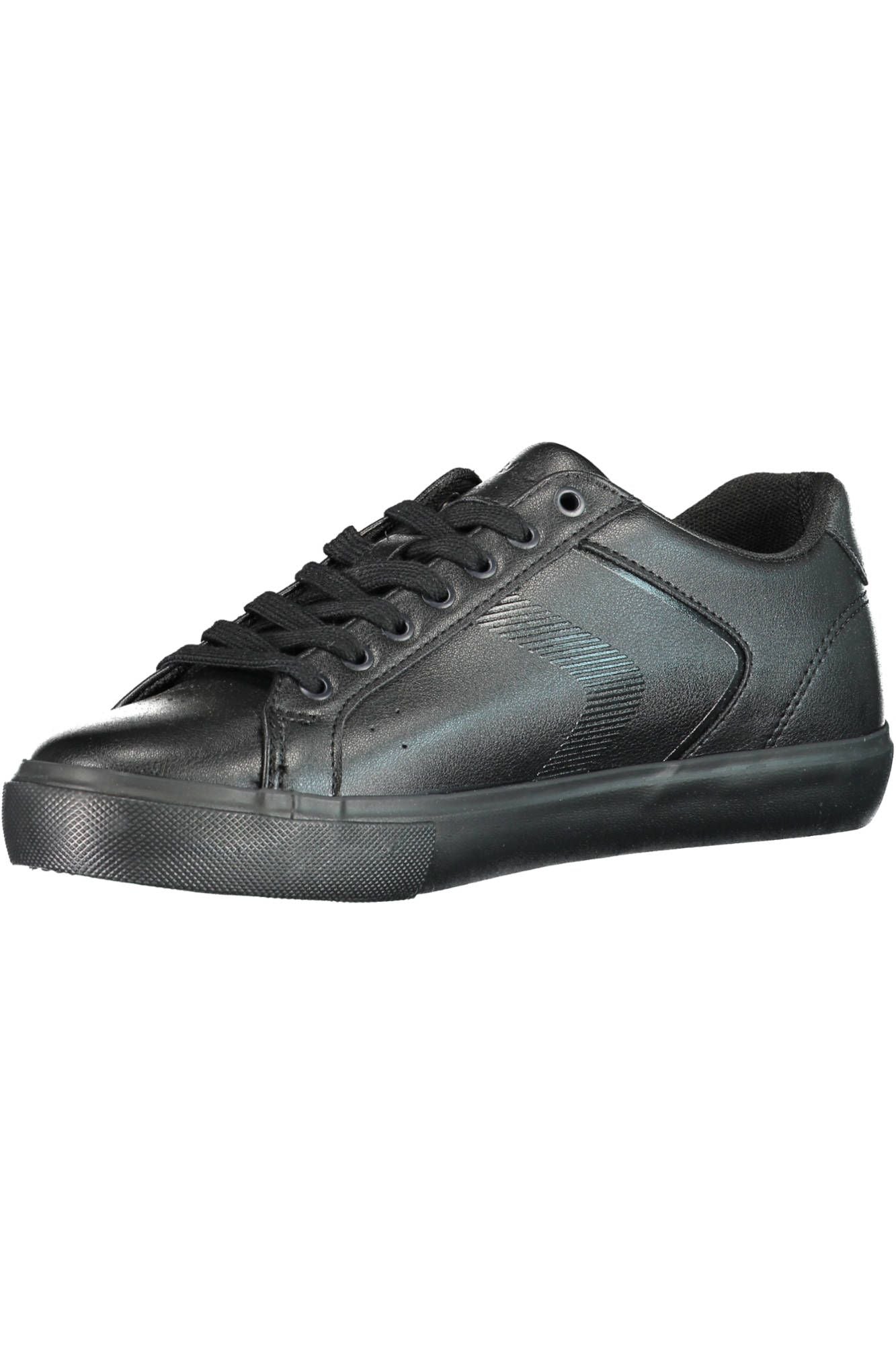 Levi's Sleek Black Polyester Sneakers with Logo Detail