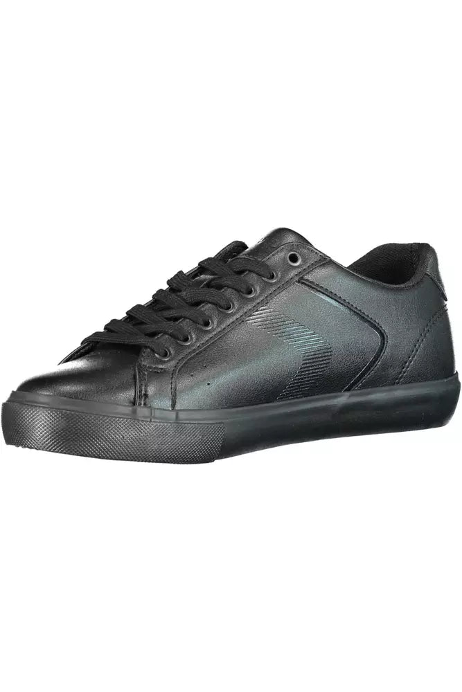 Levi's Sleek Black Laced Sports Sneakers