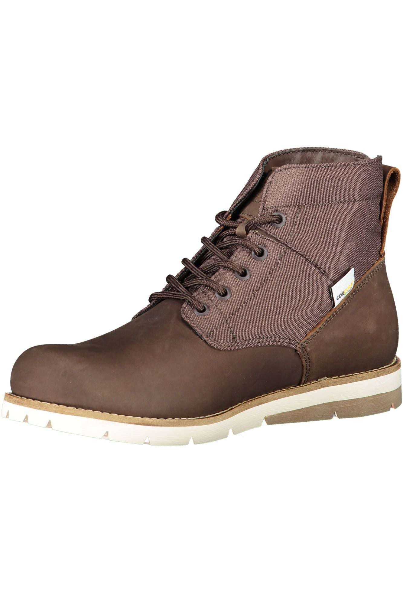 Levi's Rustic Brown Lace-Up Boots with Logo Detail