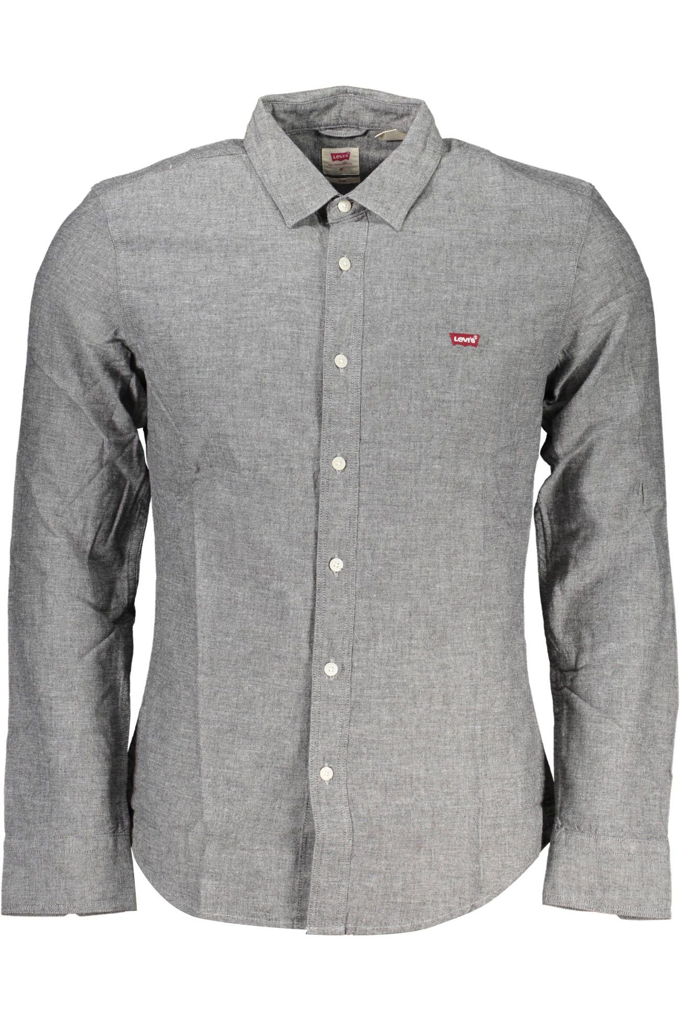 Levi's Sleek Gray Italian Collared Slim Shirt