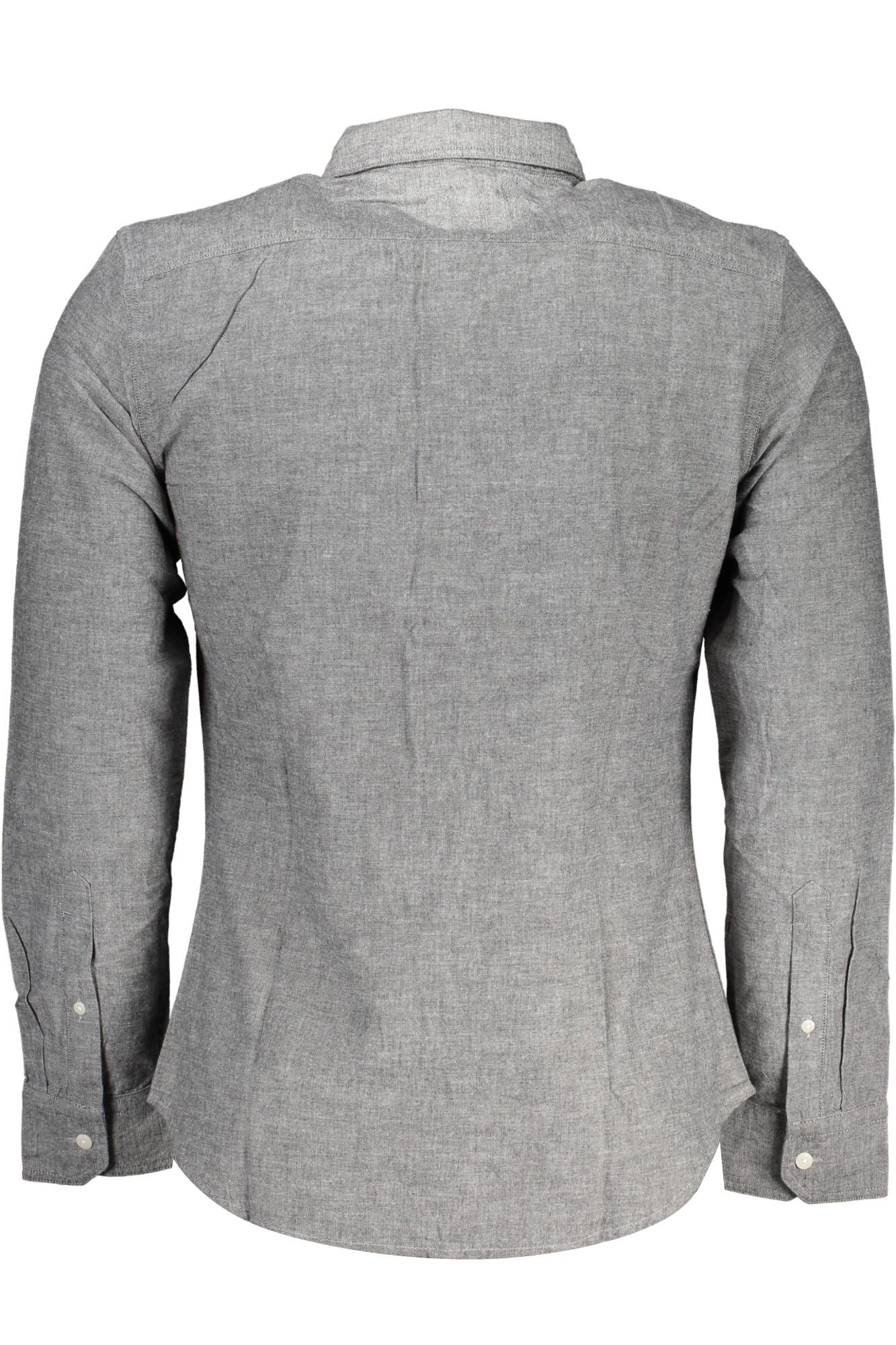 Levi's Sleek Gray Italian Collared Slim Shirt