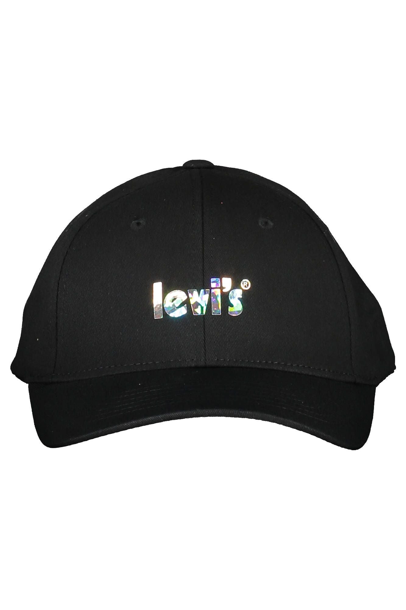 Levi's Chic Iridescent Visor Cap in Sleek Black