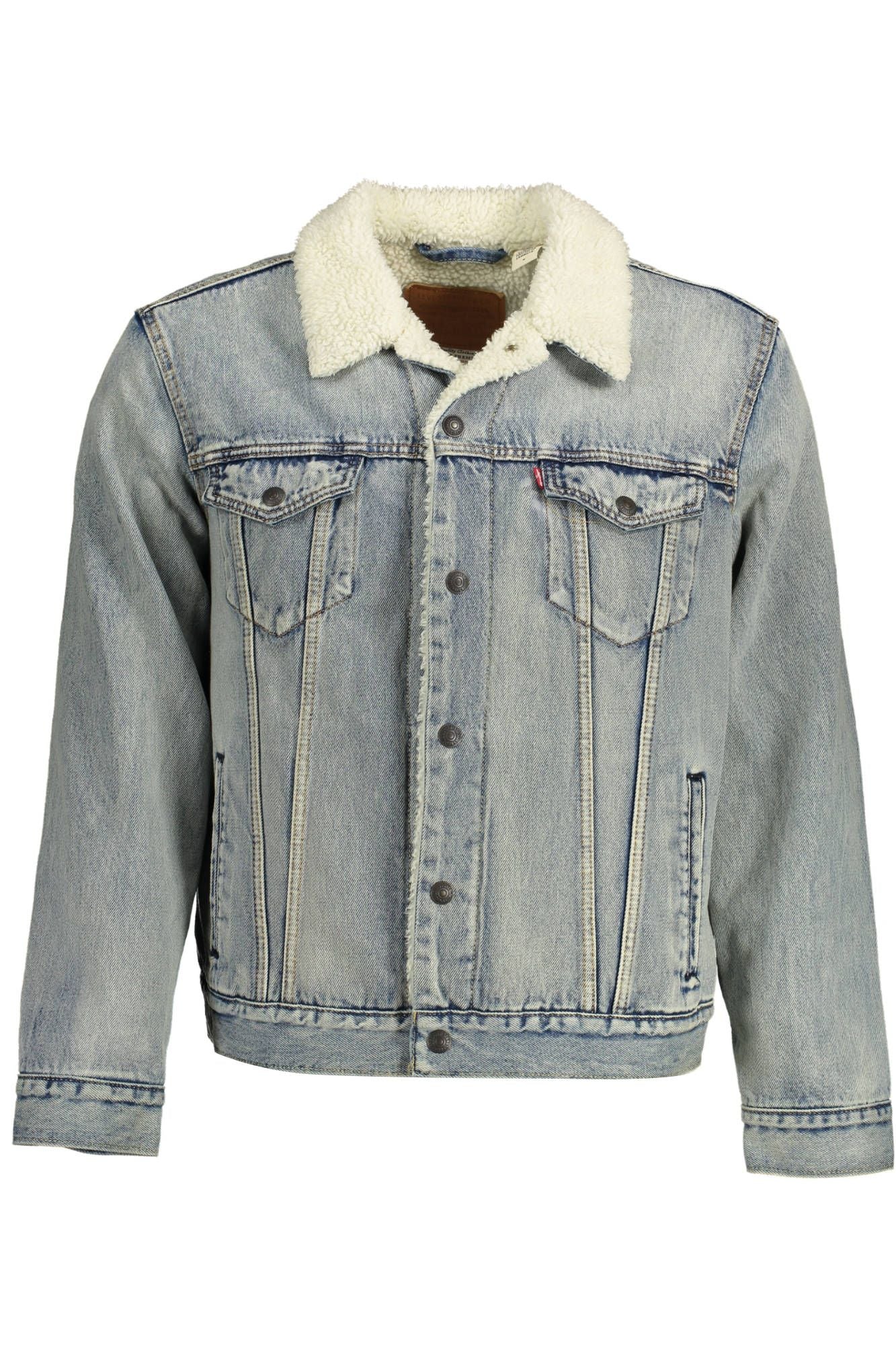 Levi's Chic Long-Sleeved Denim Jacket in Light Blue