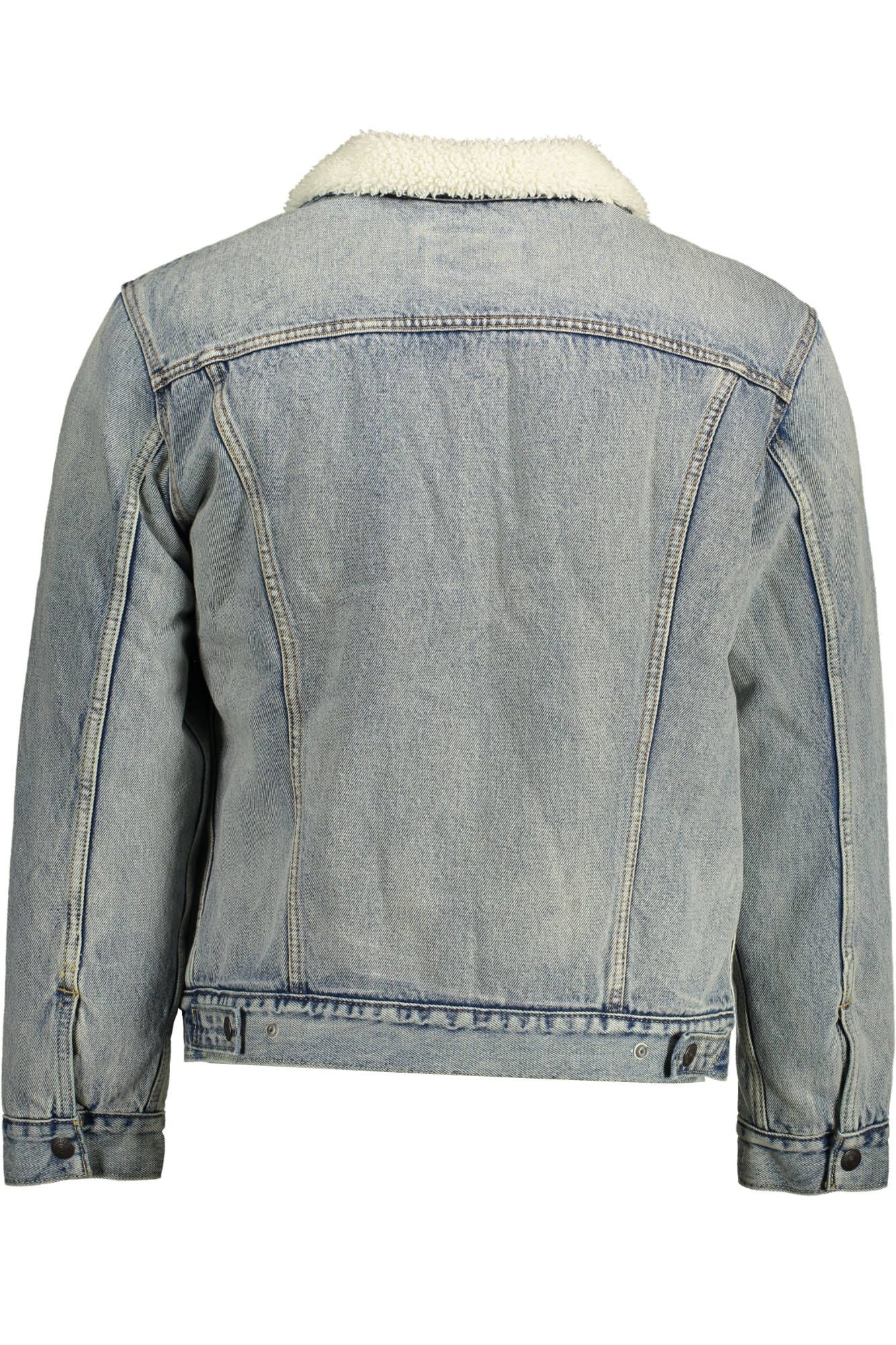 Levi's Chic Long-Sleeved Denim Jacket in Light Blue