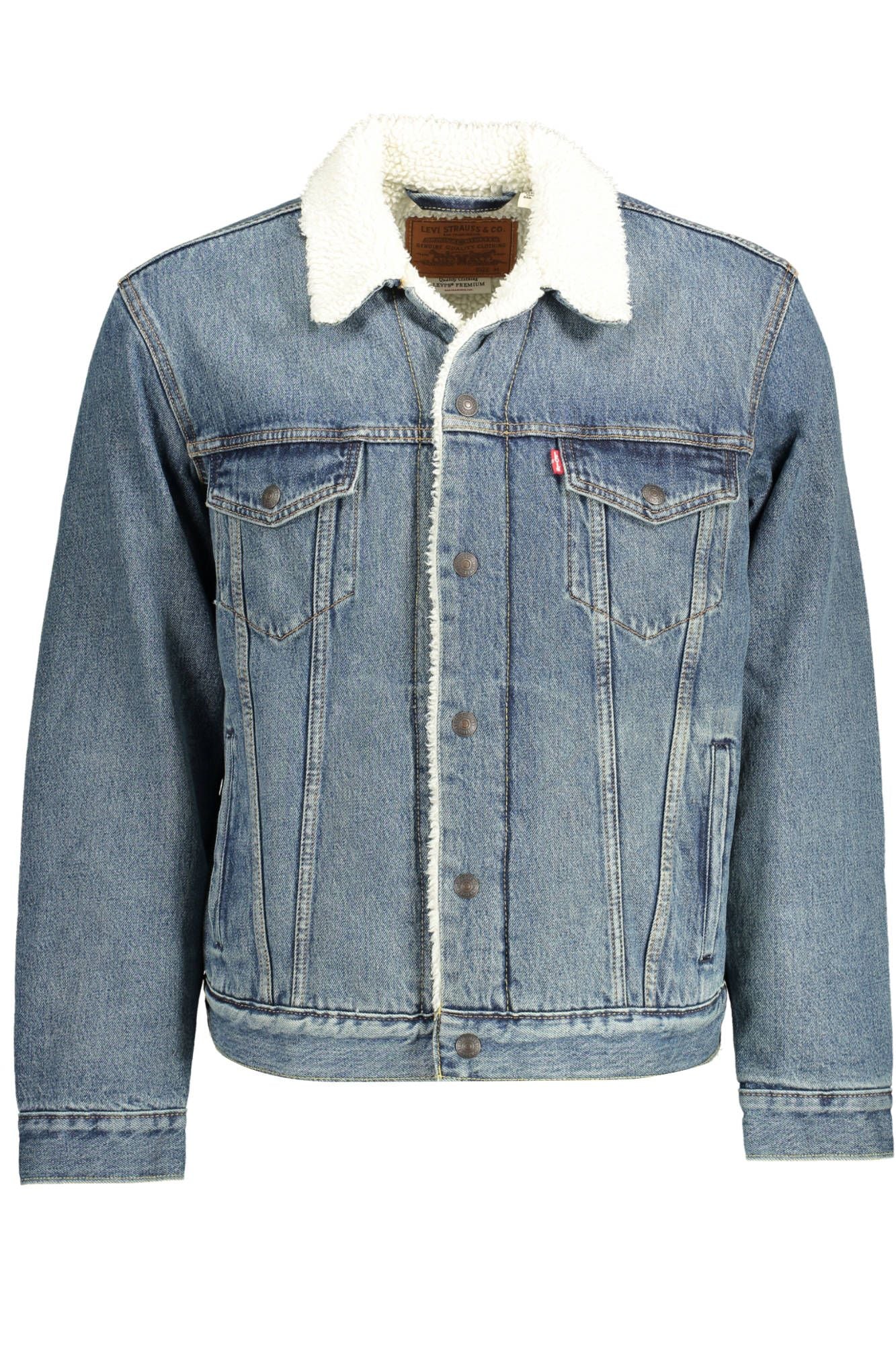 Levi's Classic Blue Denim Padded Jacket