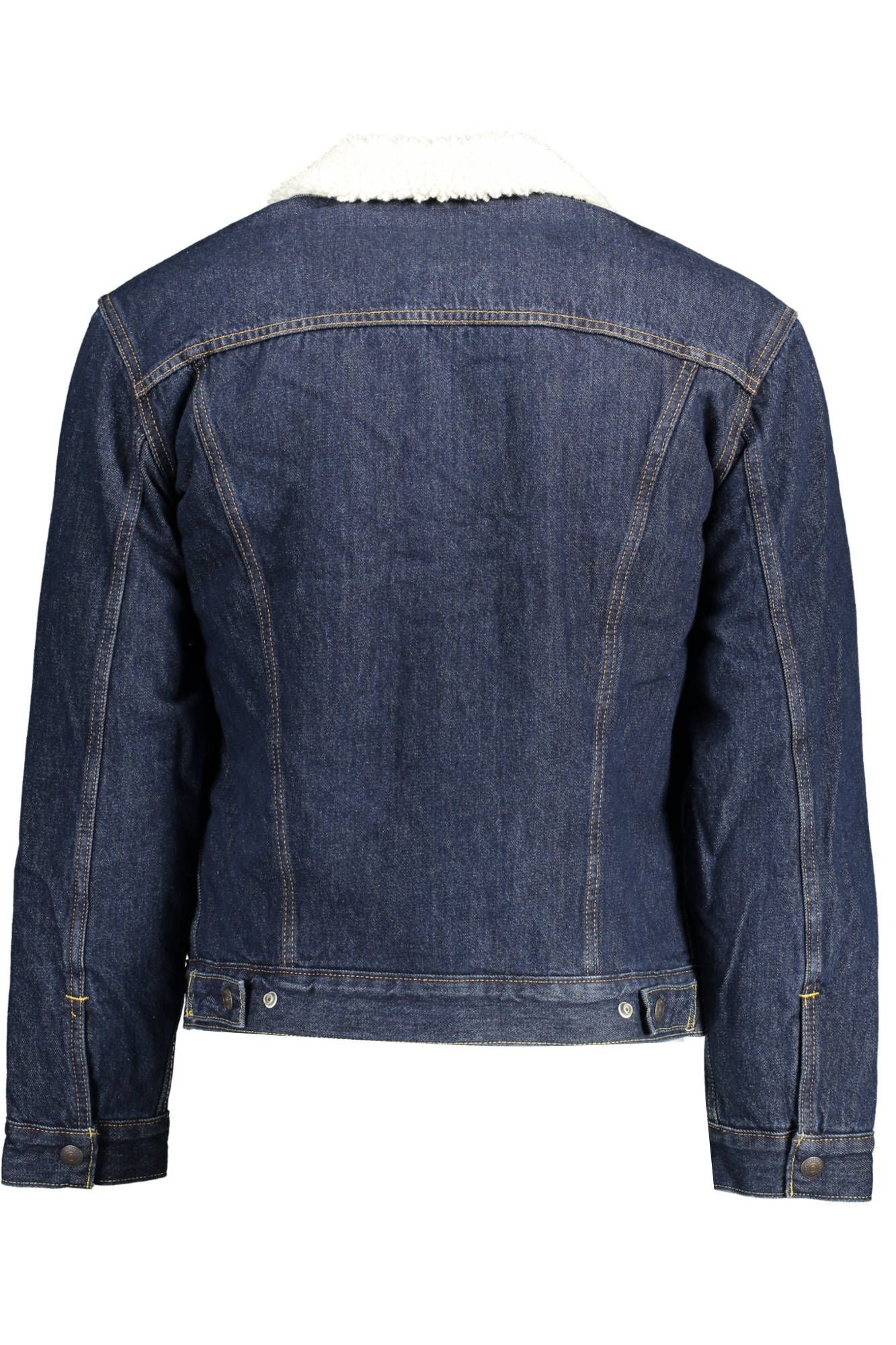 Levi's Classic Blue Denim Jacket with Padded Warmth