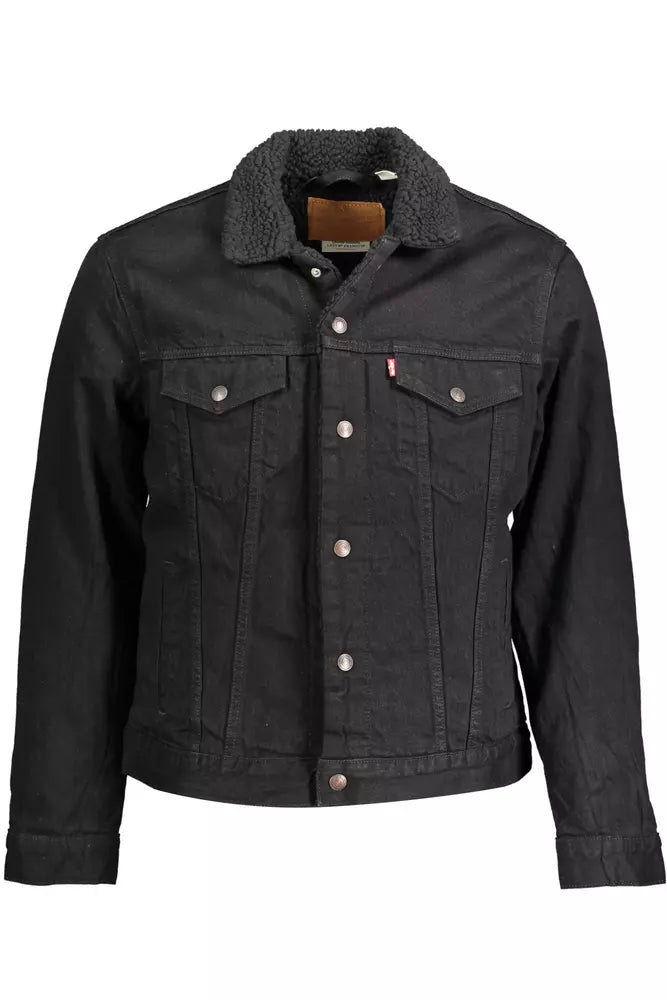 Levi's Chic Long-Sleeved Denim Padded Jacket