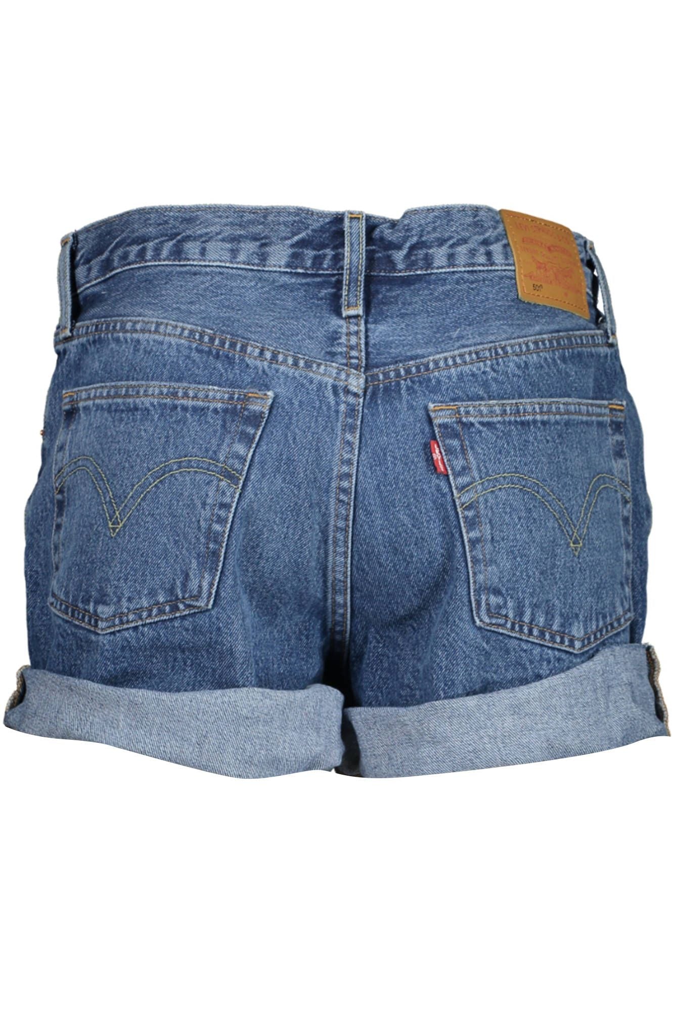 Levi's Chic Blue Cotton Denim Shorts