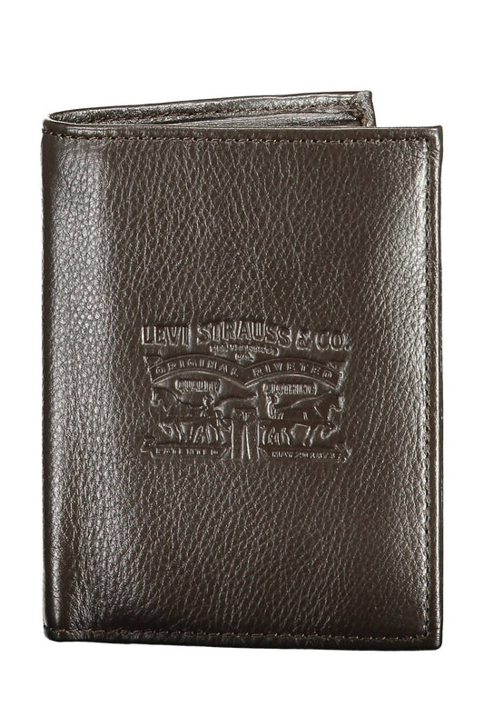 Levi's Elegant Dual-Compartment Leather Wallet