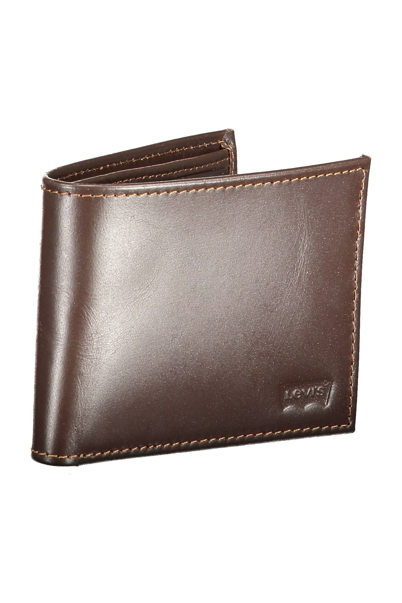 Levi's Elegant Brown Leather Men's Wallet