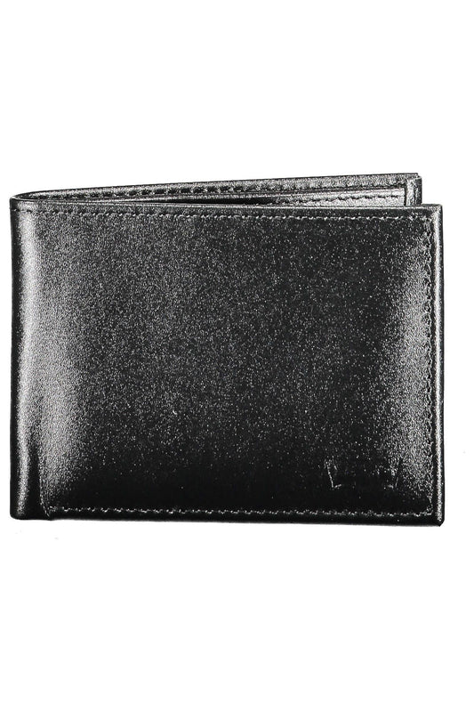 Levi's Elegant Black Leather Bifold Wallet