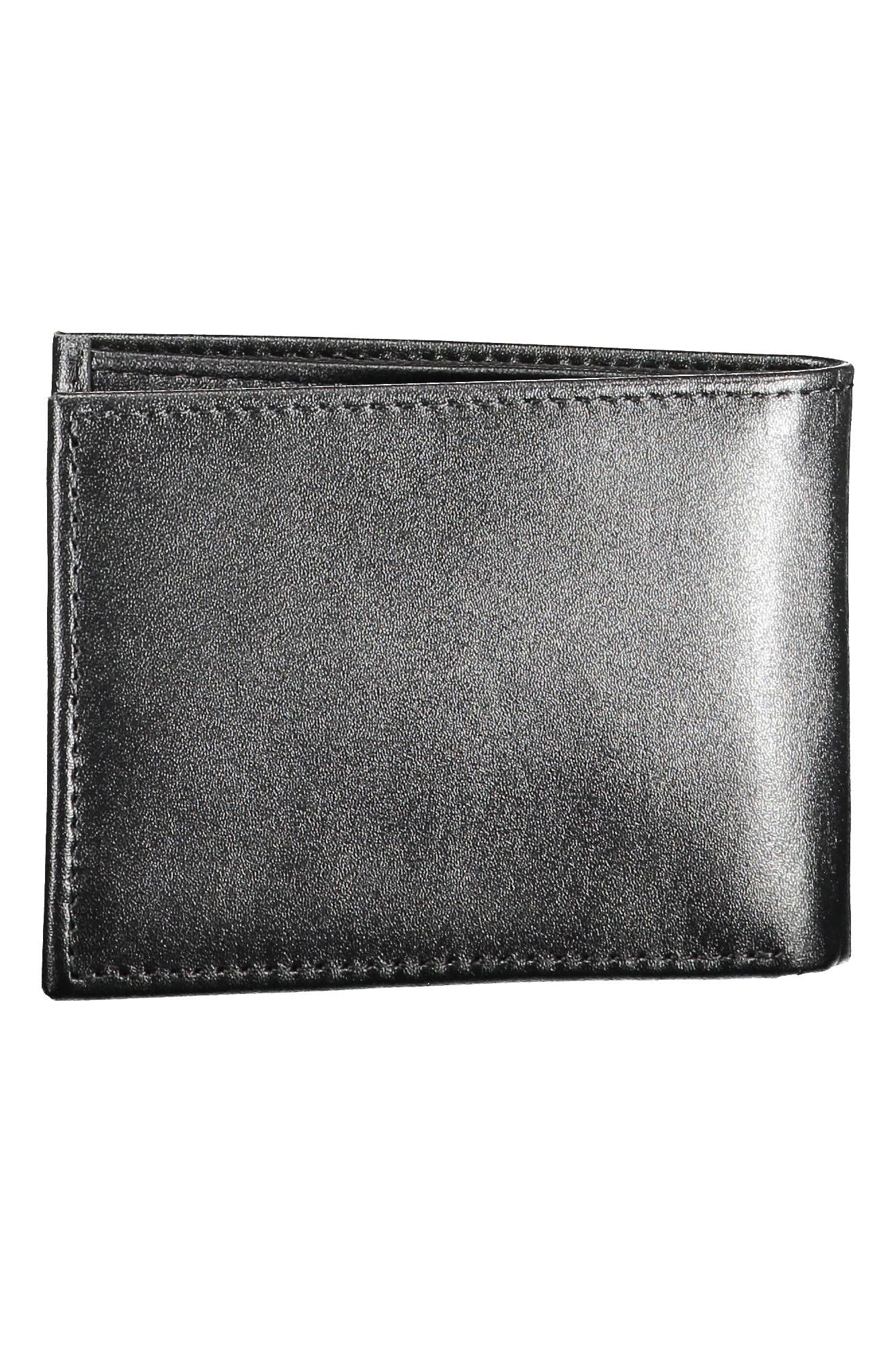 Levi's Elegant Black Leather Bifold Wallet