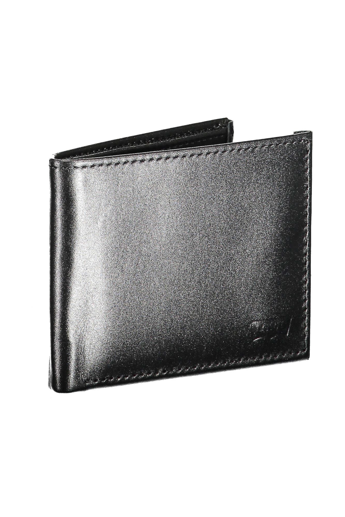 Levi's Elegant Black Leather Bifold Wallet