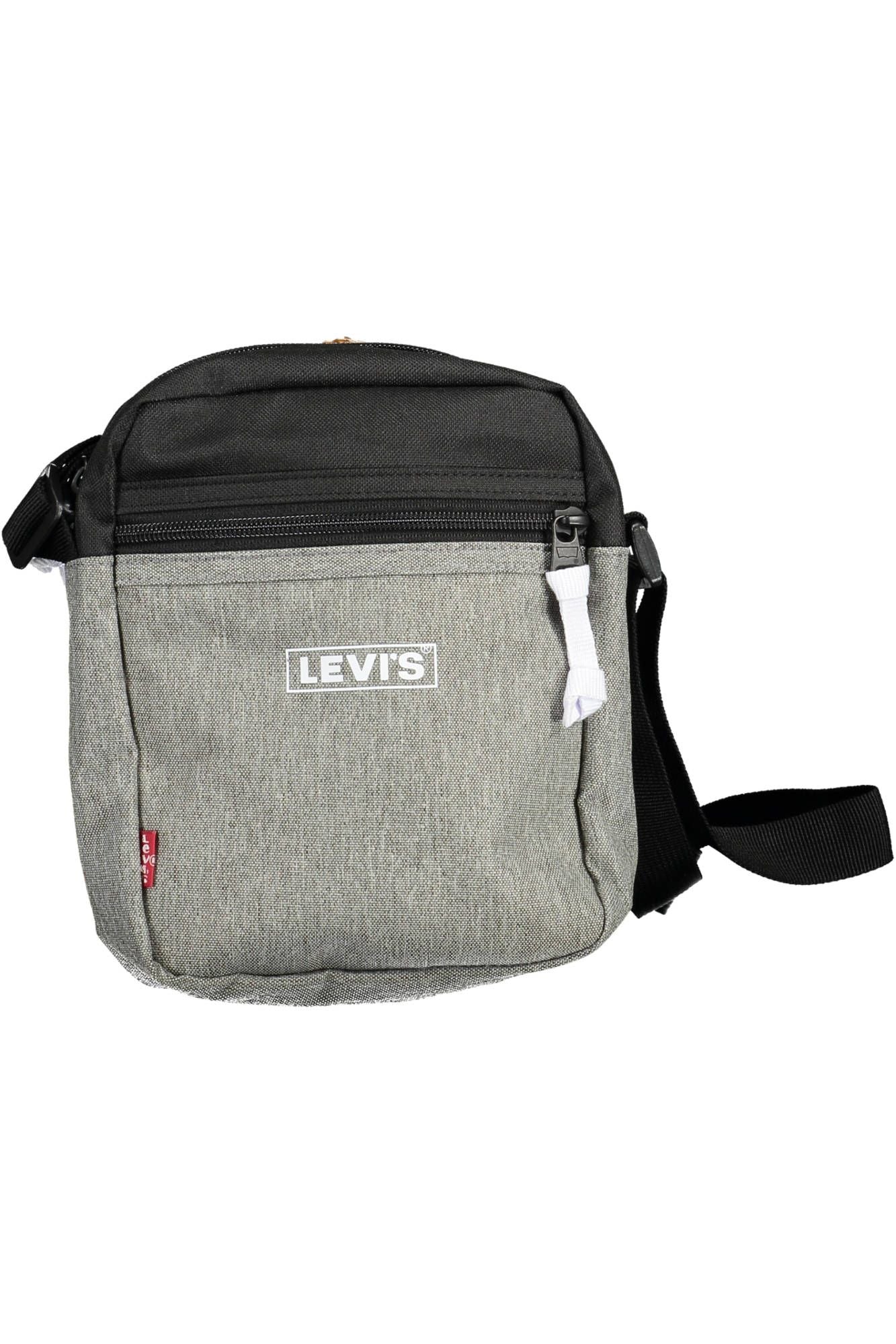 Levi's Sleek Gray Shoulder Bag with Contrasting Details