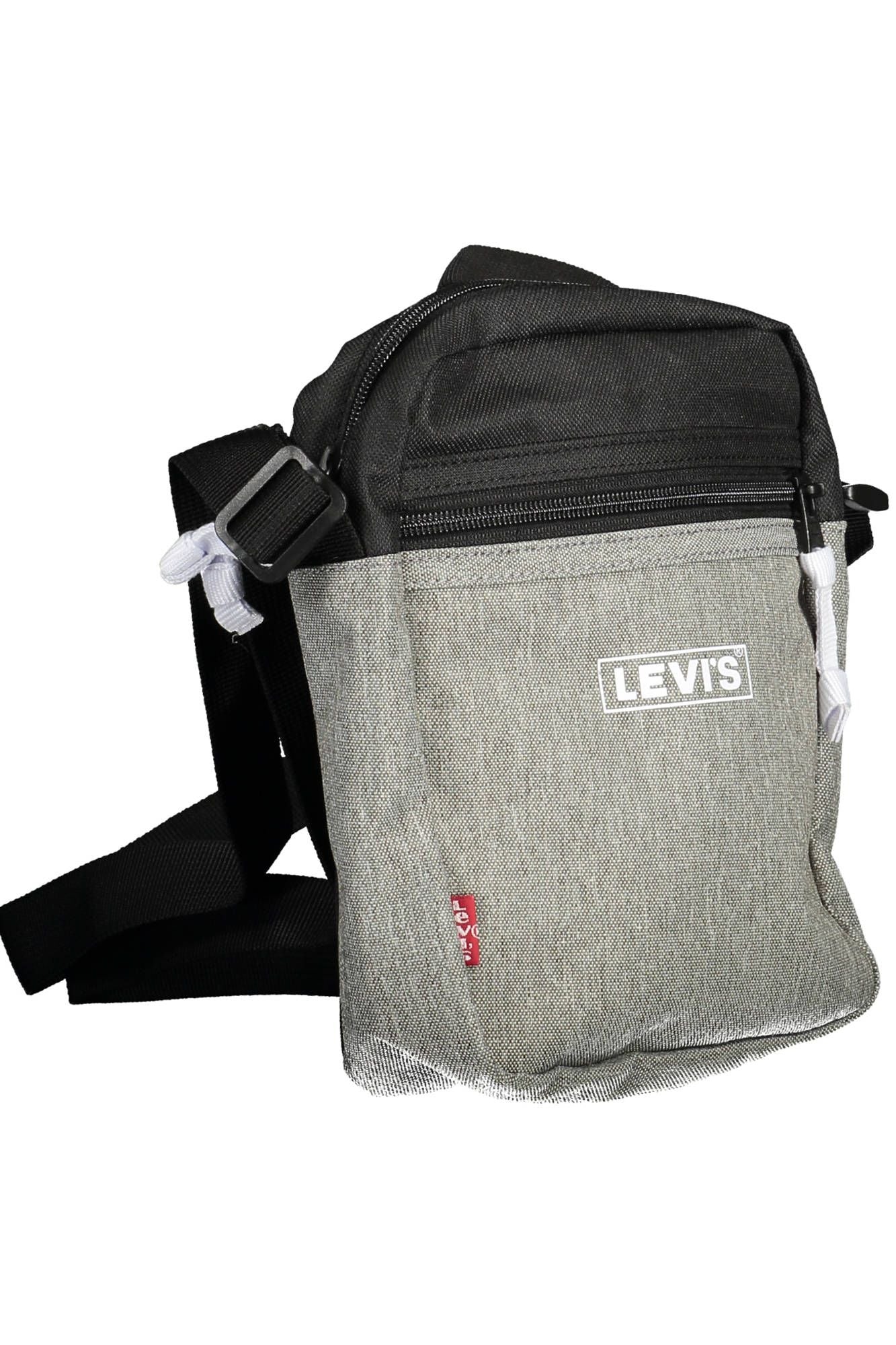 Levi's Sleek Gray Shoulder Bag with Contrasting Details