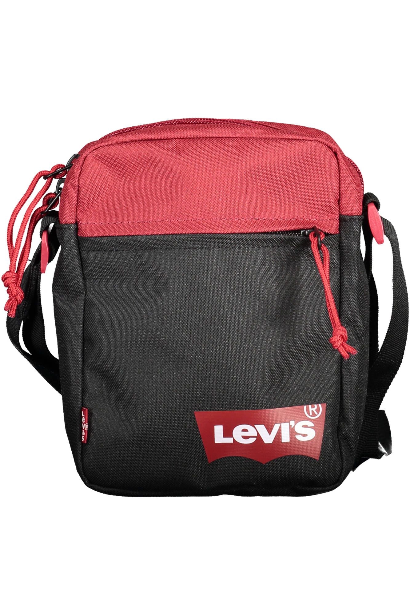 Levi's Sleek Black Shoulder Bag with Contrasting Accents