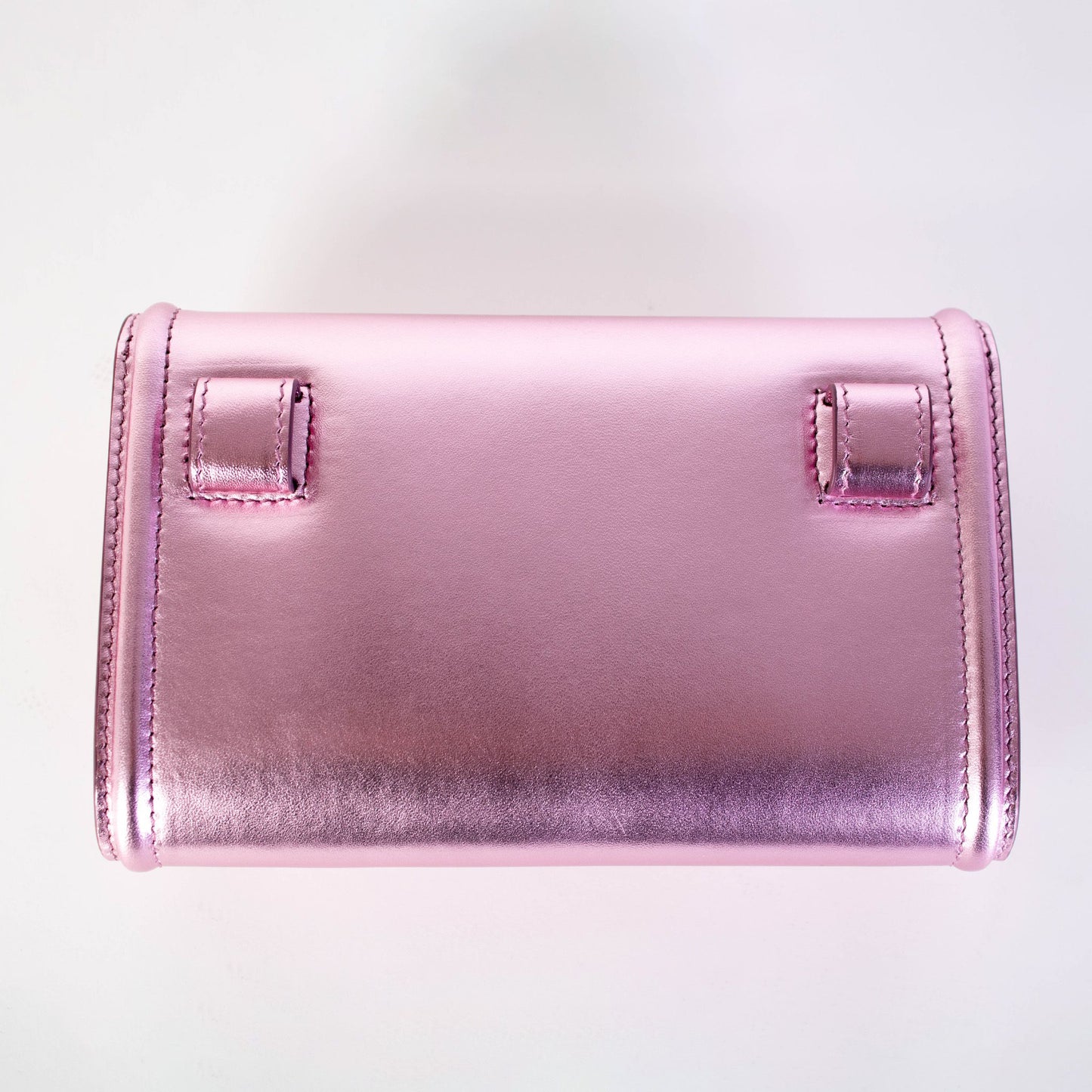 Dolce & Gabbana Elegant Pink Satin Clutch with Jewel Heart Closure