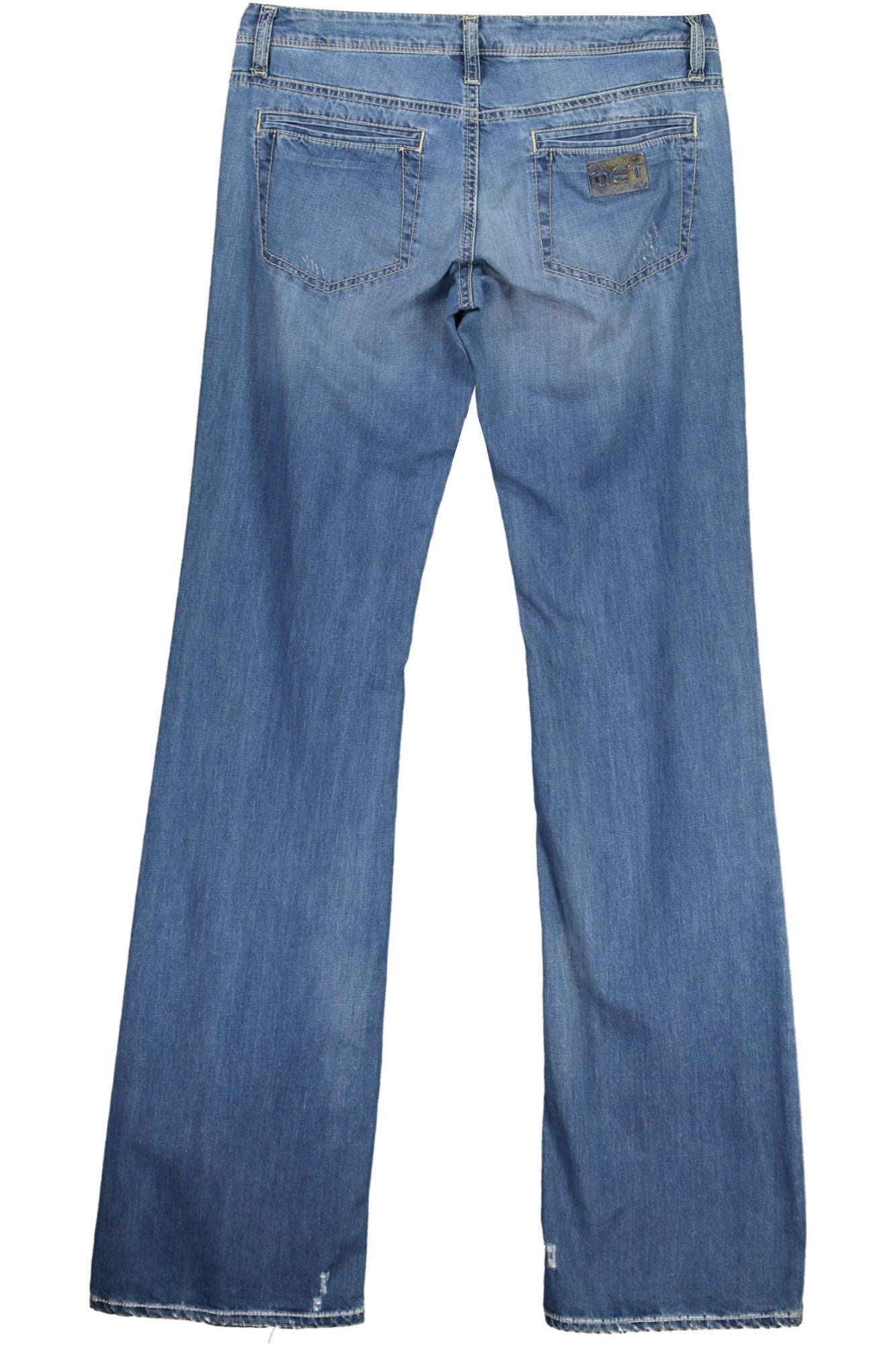 Met Elegant Washed Cotton Jeans