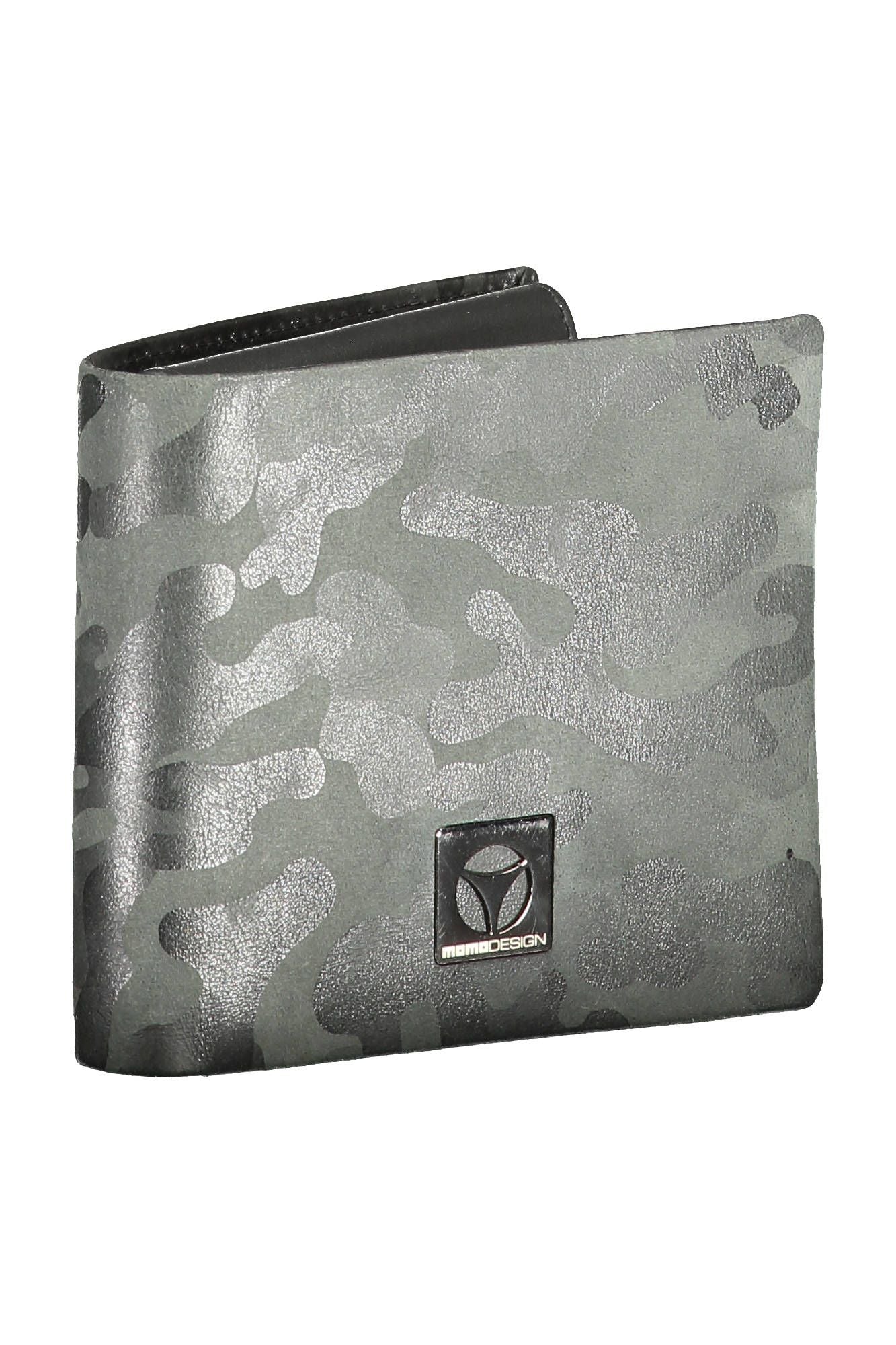 Momo Design Sleek Black Leather RFID-Blocking Wallet