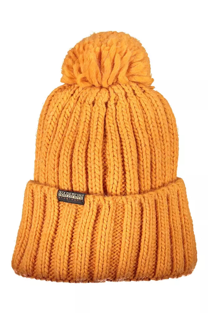 Napapijri Chic Orange Pom Pom Winter Cap