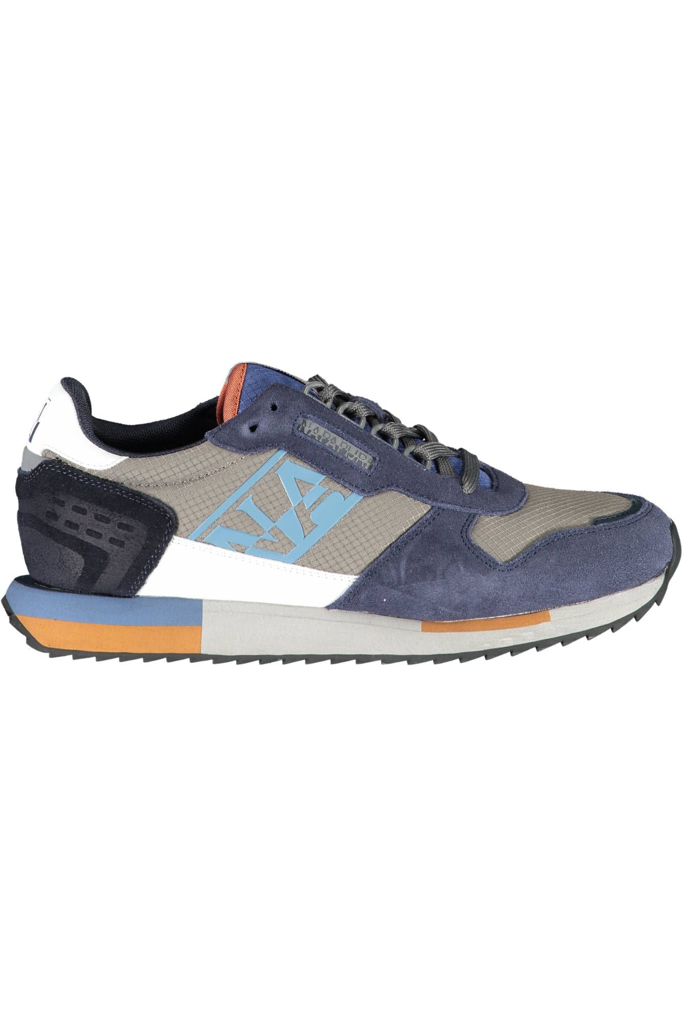 Napapijri Chic Blue Sports Sneakers with Contrasting Details