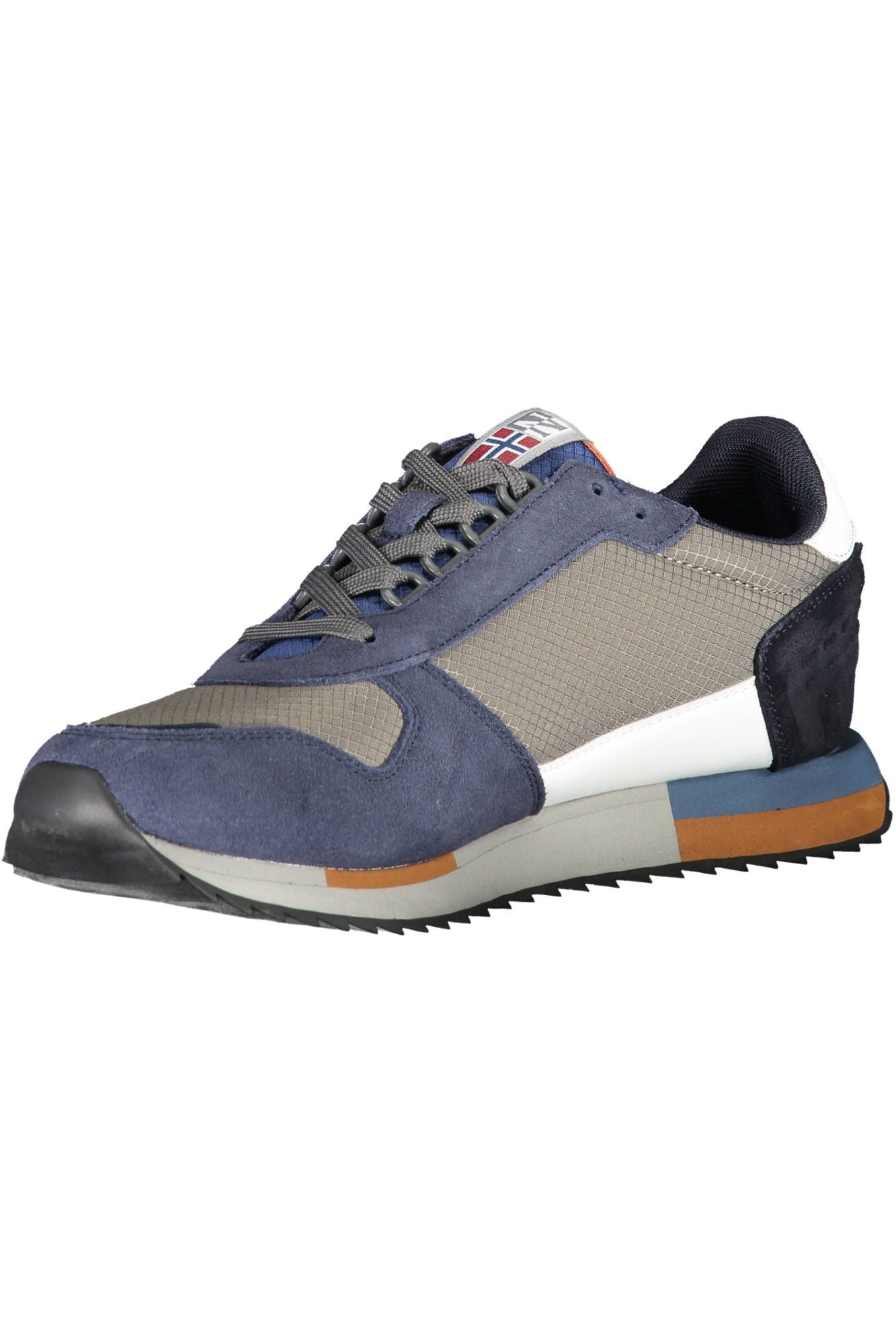 Napapijri Chic Blue Sports Sneakers with Contrasting Details