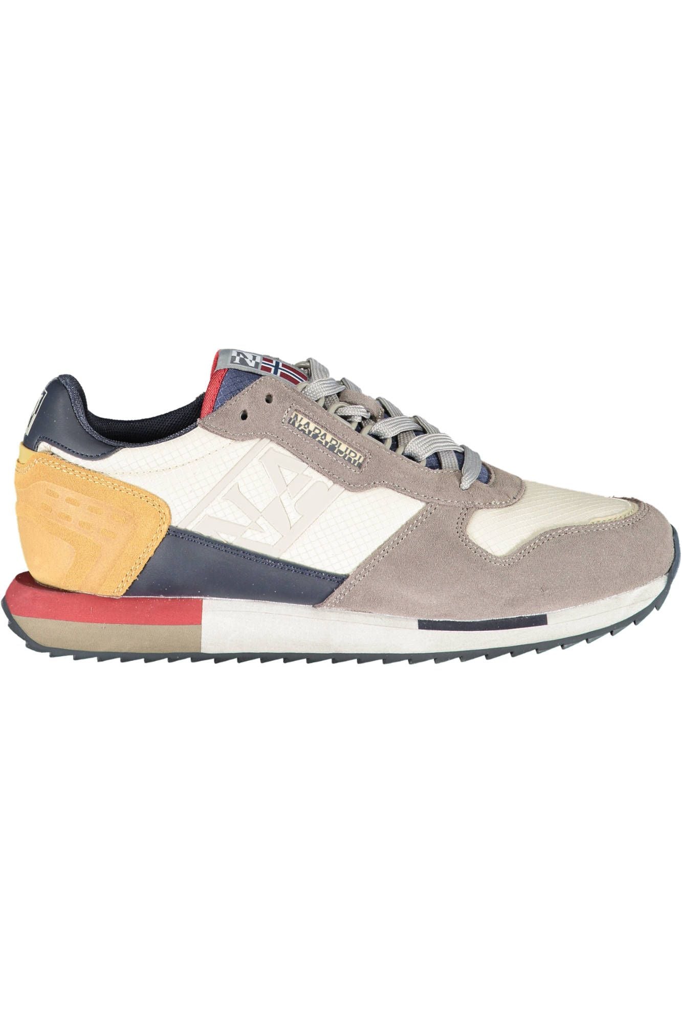 Napapijri Elegant Gray Sneakers with Contrasting Accents