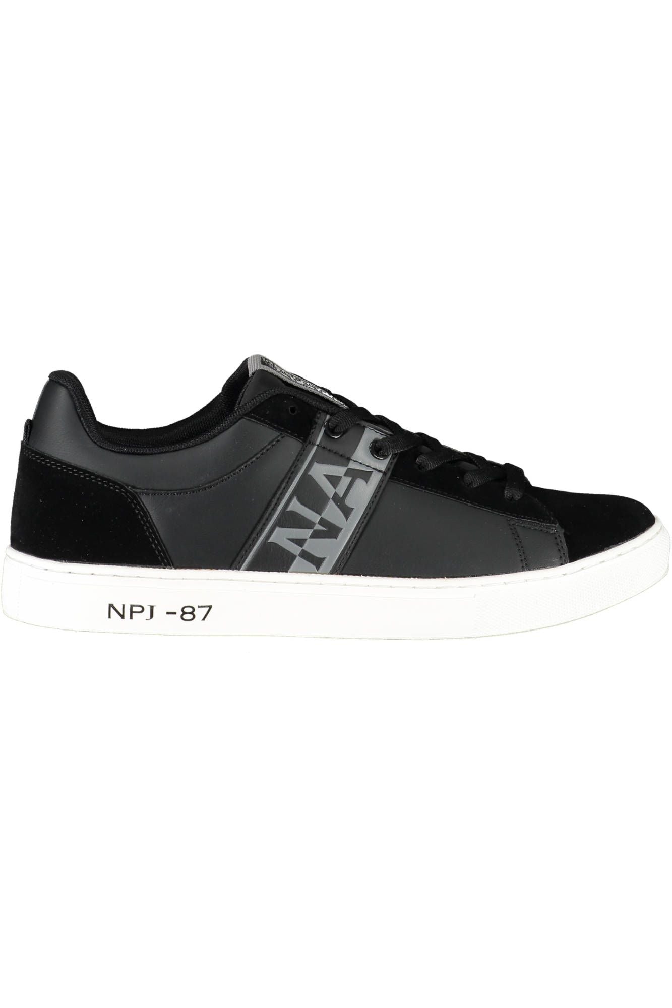 Napapijri Elevated Black Sports Sneakers with Contrast Accents