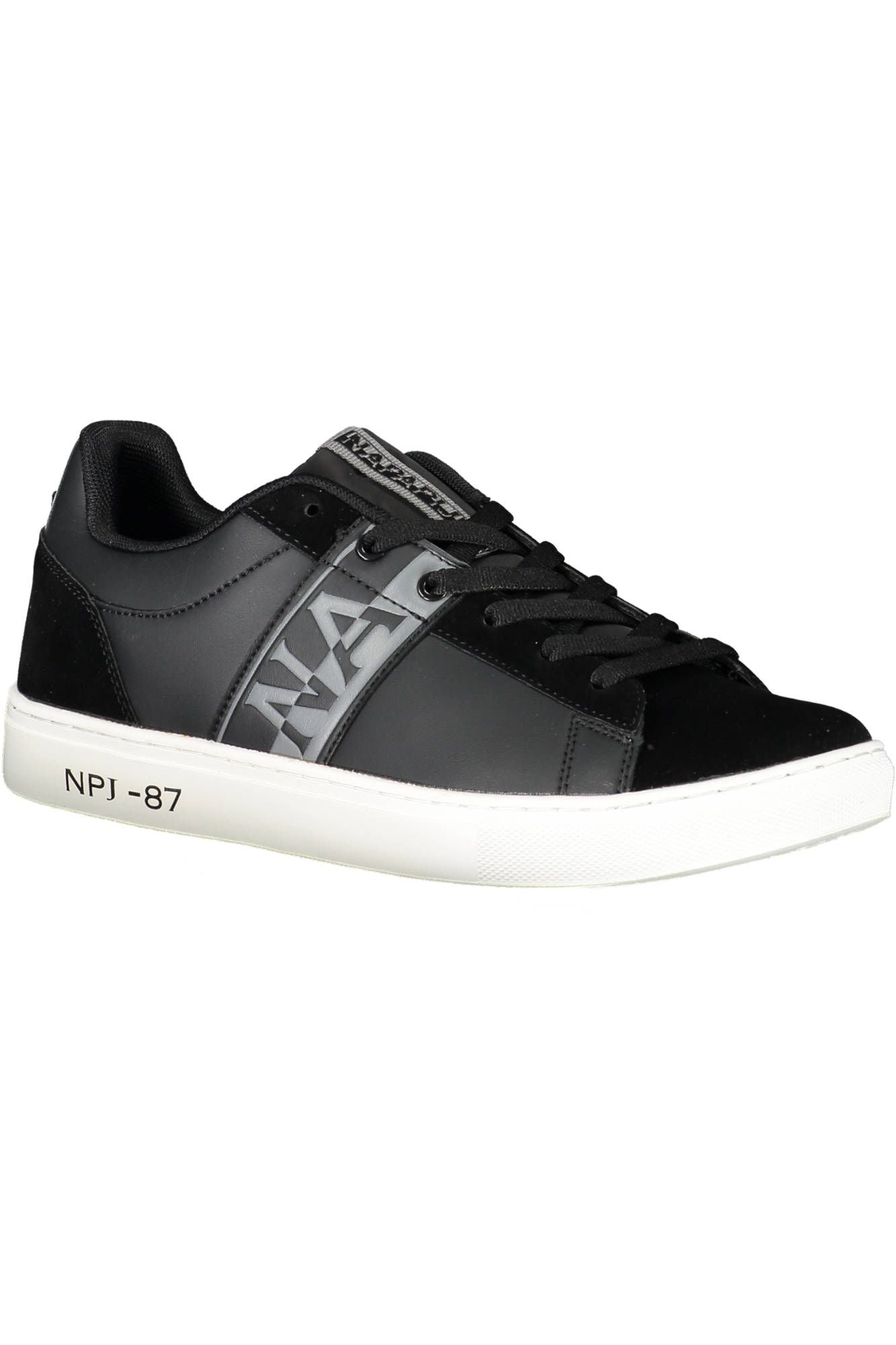 Napapijri Elevated Black Sports Sneakers with Contrast Accents