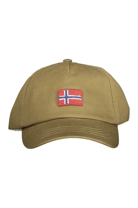 Napapijri Chic Green Visor Hat with Iconic Logo