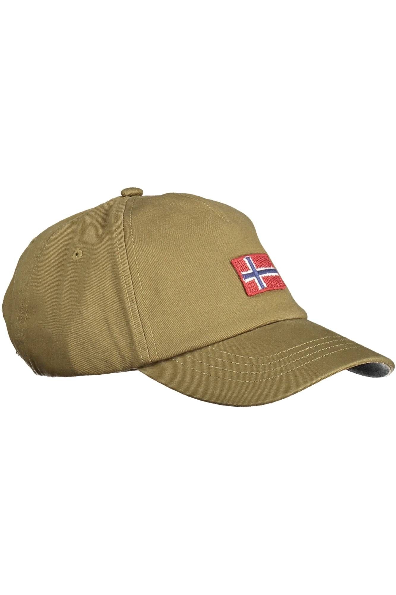 Napapijri Chic Green Visor Hat with Iconic Logo