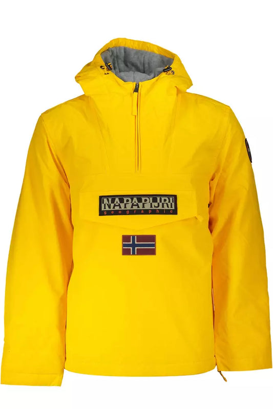 Napapijri Radiant Yellow Rainforest Jacket with Eco-Friendly Style