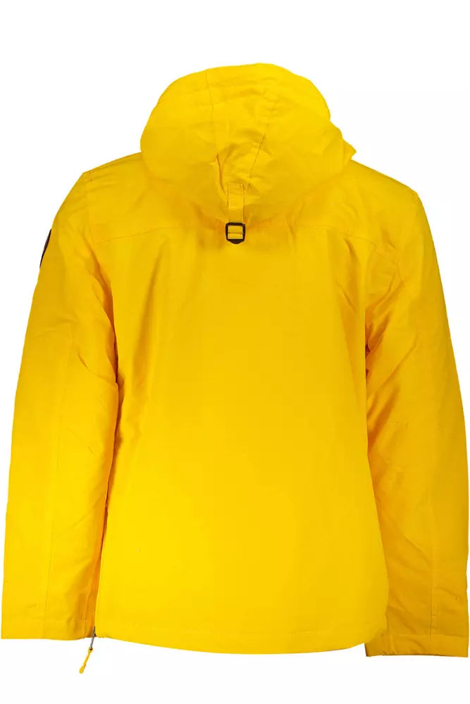 Napapijri Radiant Yellow Rainforest Jacket with Eco-Friendly Style