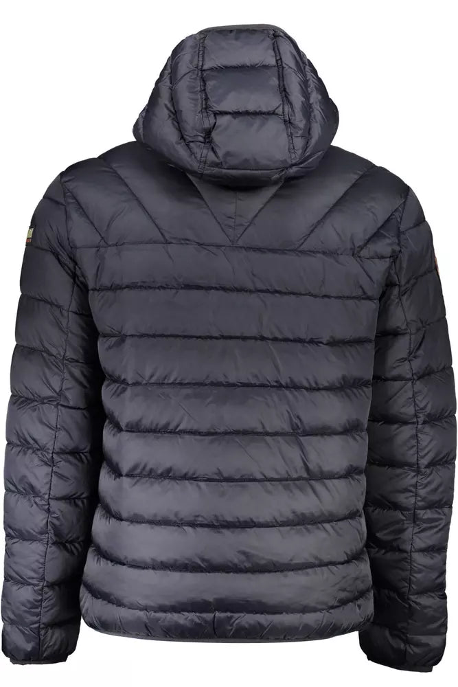 Napapijri Sleek Polyamide Hooded Jacket for Men